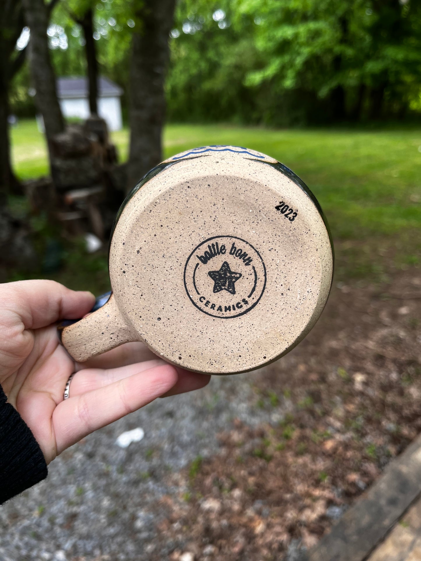 Stoneware coffee mug