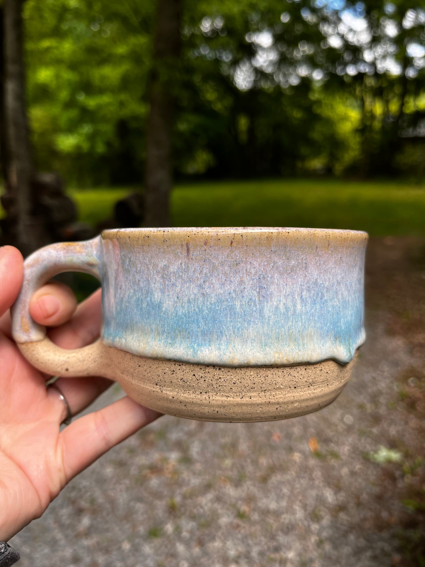 Stoneware coffee mug