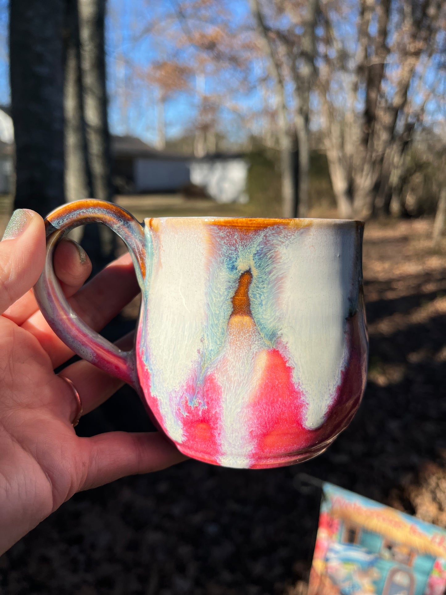 Stoneware coffee mug