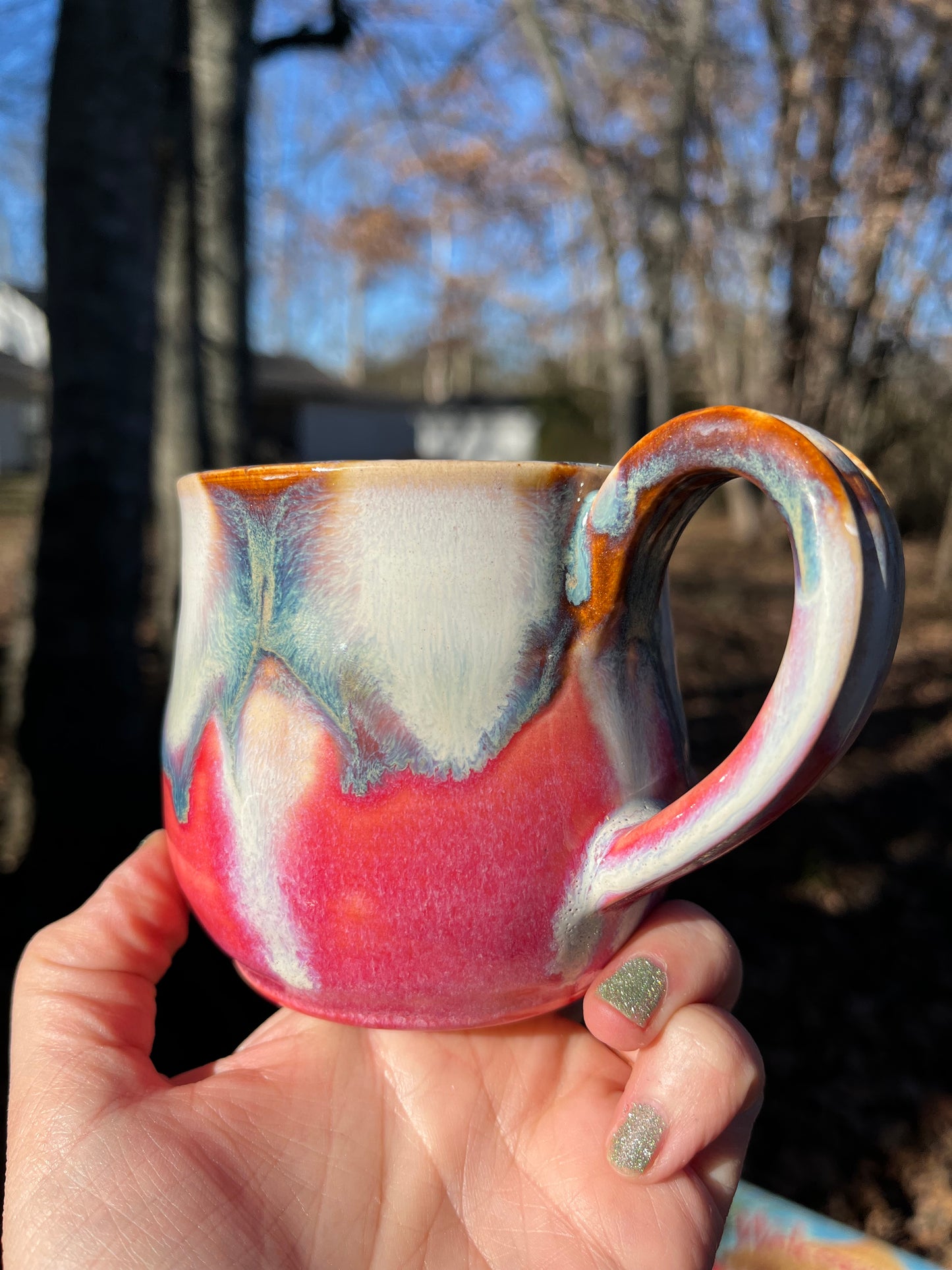 Stoneware coffee mug