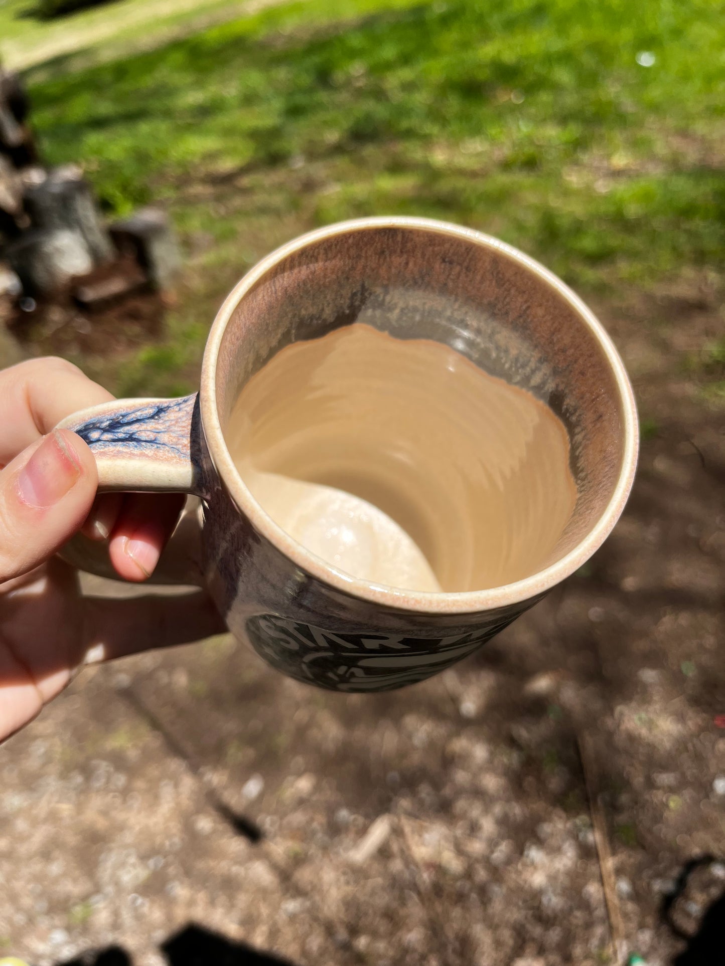 Stoneware coffee mug