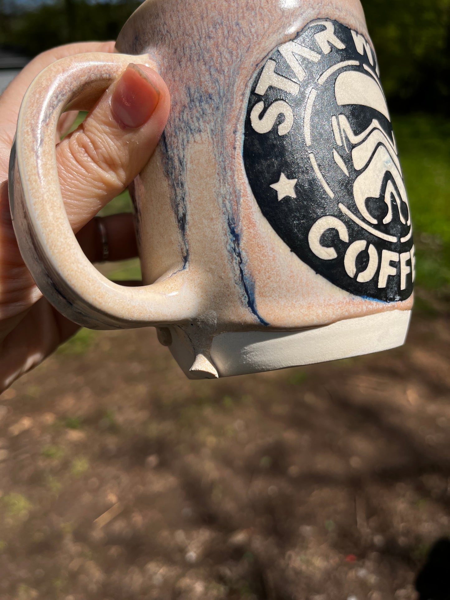 Stoneware coffee mug