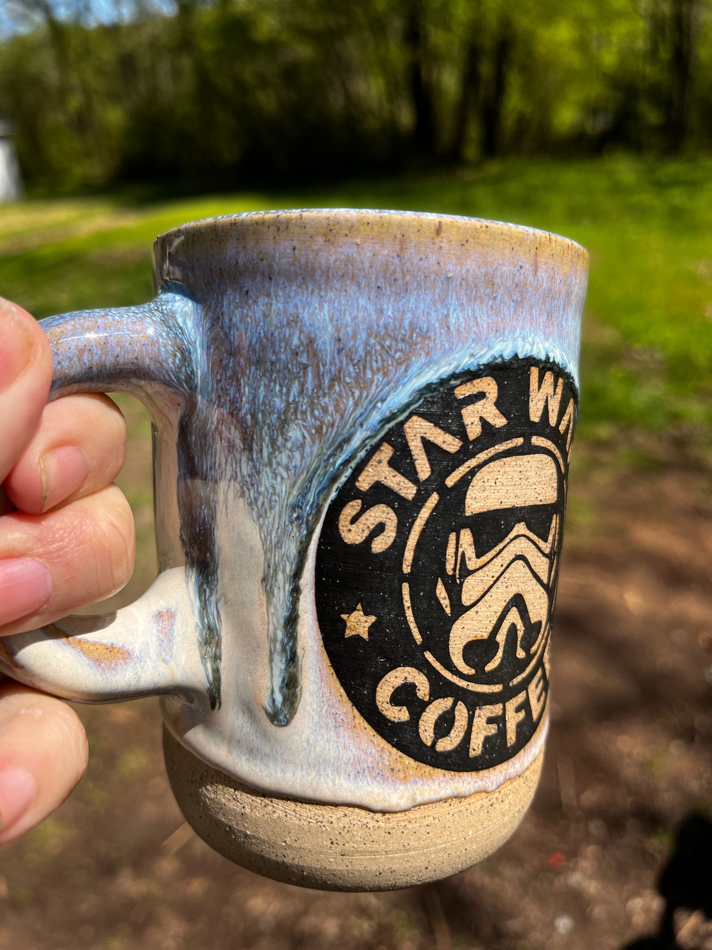 Stoneware coffee mug