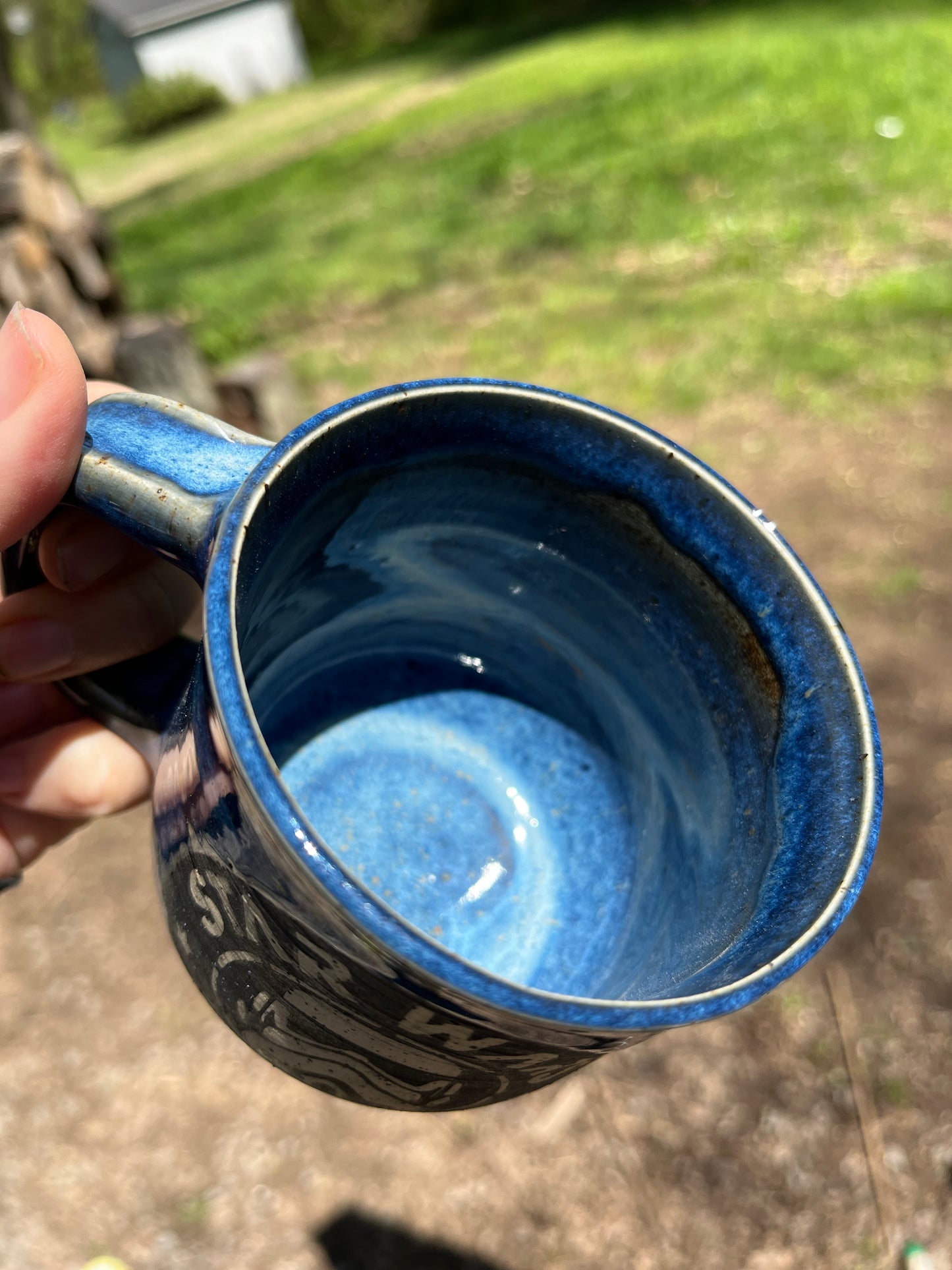 Stoneware coffee mug