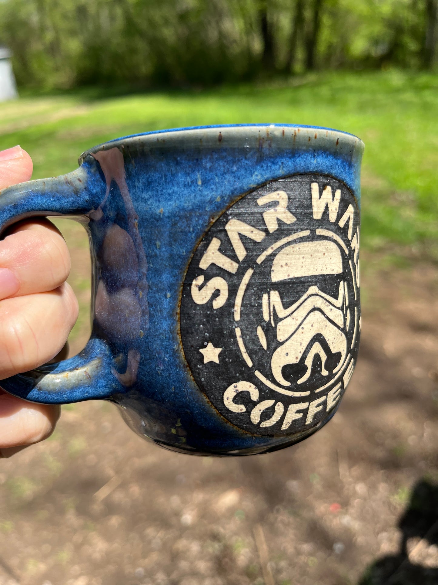 Stoneware coffee mug