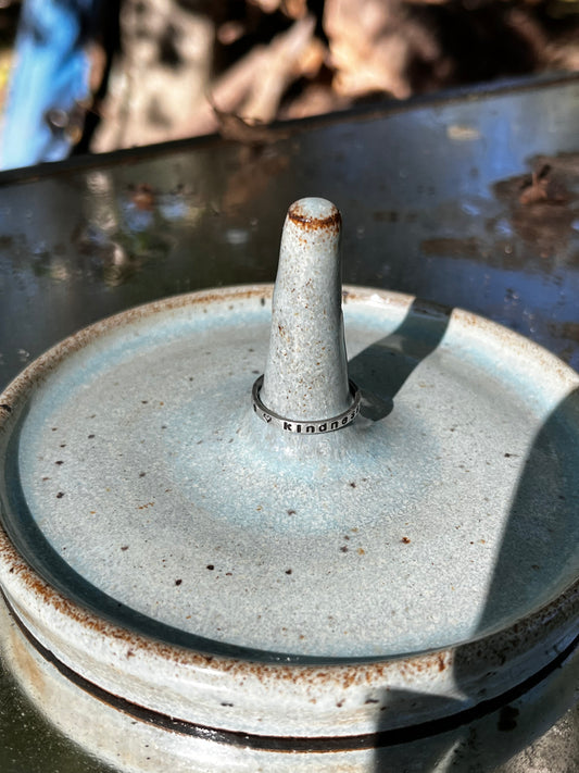 Stoneware ring dish