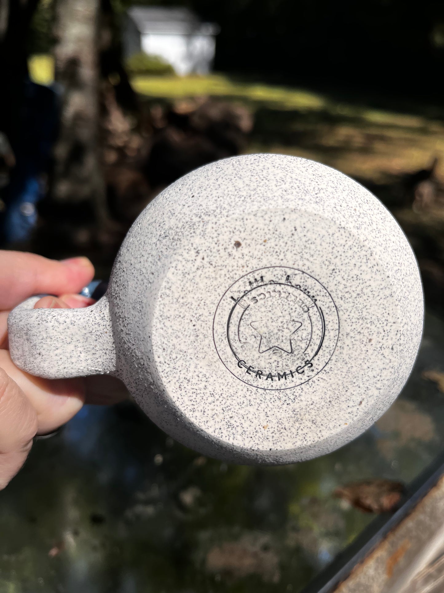 Stoneware coffee mug